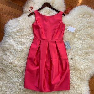 Gorgeous Vibrant Pink Satin Nordstrom Dress